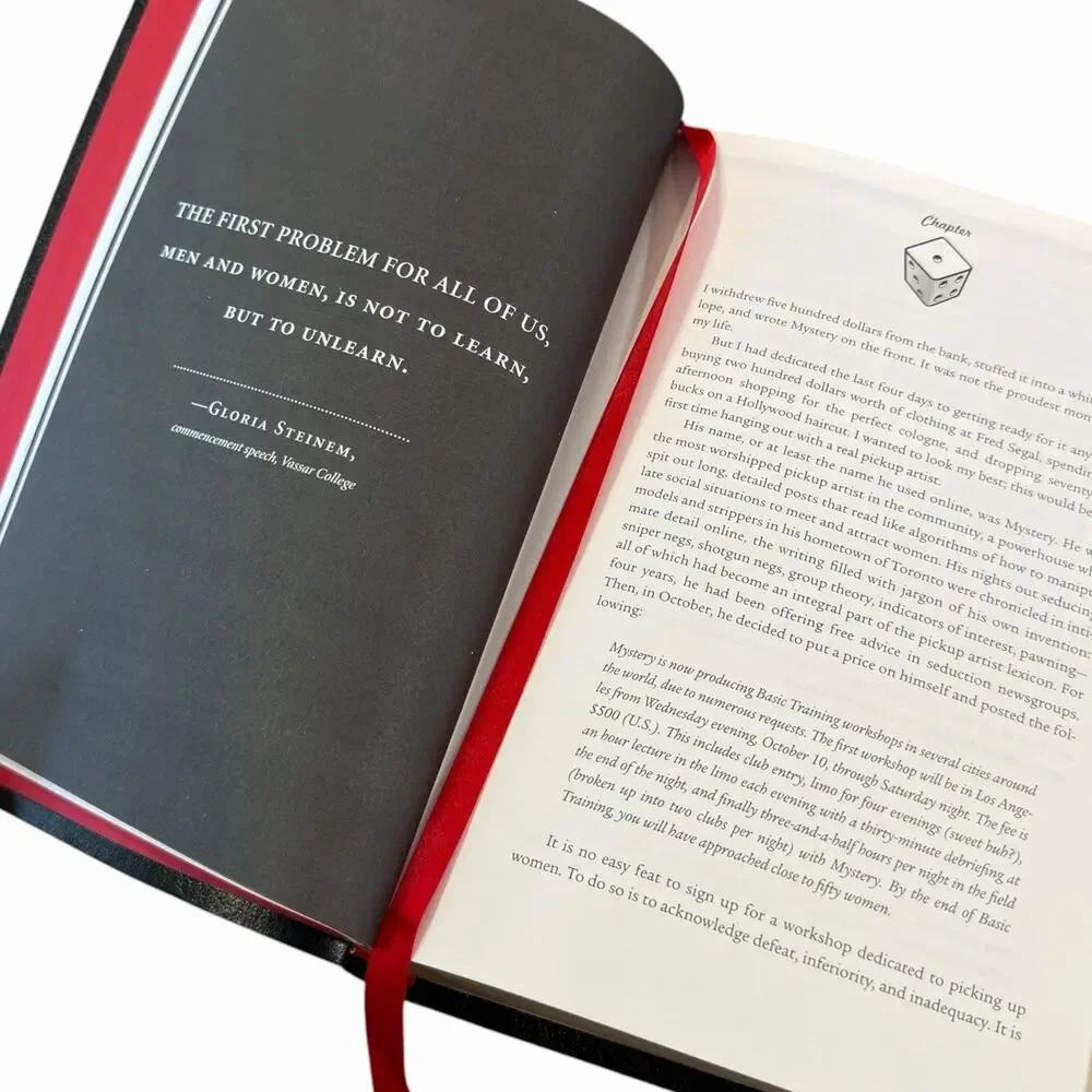 The Game Neil Strauss Hardcover First Edition PUA Pickup Artist Gold Edge Ribbon